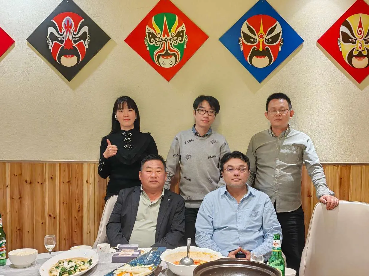 Det var ett stort nöje att välkomna våra indiska partners till fabriken