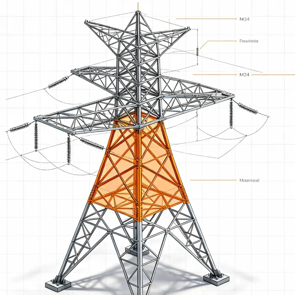 Materialanalys av Power Steel Towers