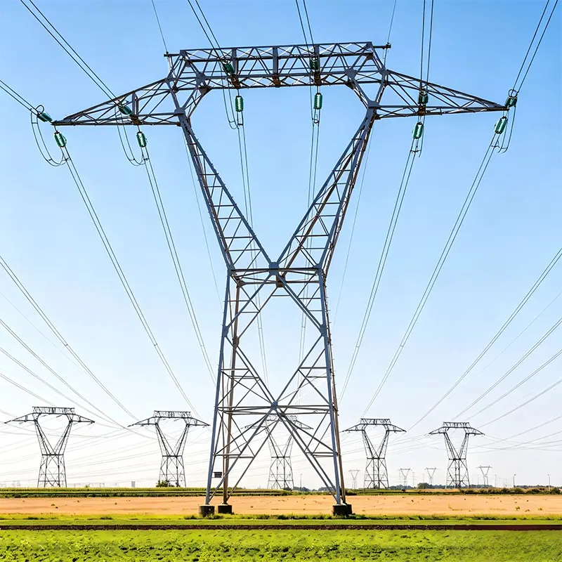 400kV högspänningstransmissionsledningstorn